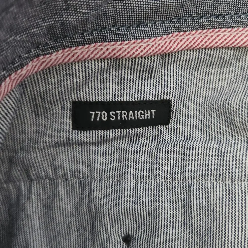 NWT J. Crew 770™ Straight-Fit Stretch Chino Pant Faded Black 34/30 *Flaw
